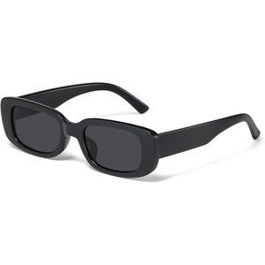 ✨Women's Black Rectangle Sunglasses Trendy Protection Square Frame Sunglasses